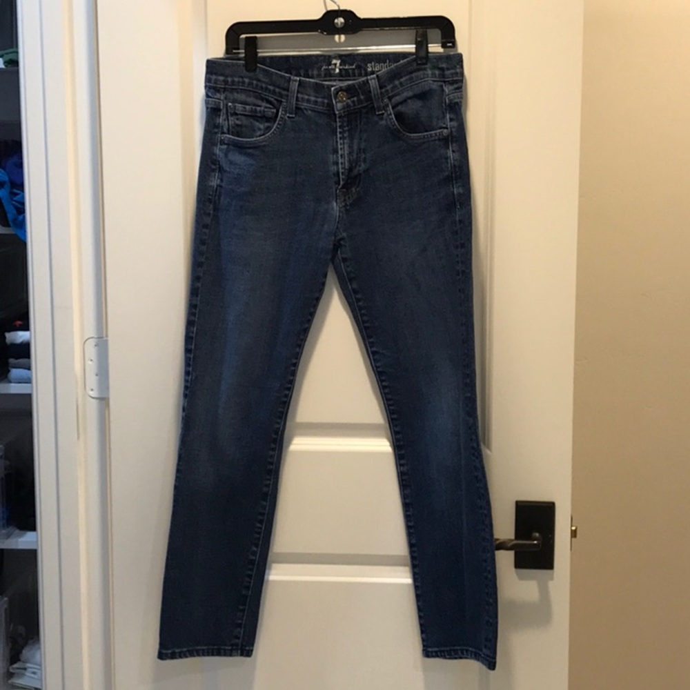 7 For All Mankind Mens Medium Blue Wash STANDARD jeans